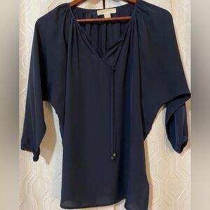 Michael Kors blue blouse
